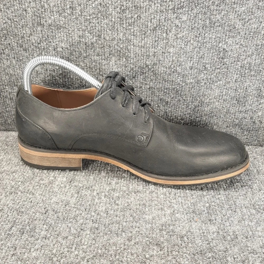Men's Joe's Jeans Black Leather Oxfords Shoes Style Connor Size 9.5 M